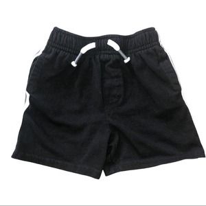 Black Side Stripe Shorts
